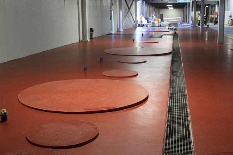 chemical resistant floor