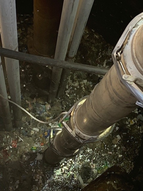 sewer lift station dirty